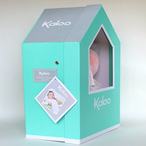 Kaloo Brand New Medium Chubby Bear Peach & Cream Size (25 cm) 🎀🧸🍑 - Picture 9 of 11